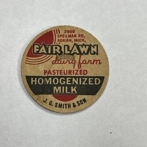 Milchflaschenverschluss Fair Lawn Dairy Farm ADRIAN MICHIGAN MICH MI - Bild 1 von 4