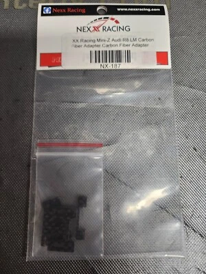 NEXX Racing Mini-Z Audi R8 LM Carbon Fiber Adapter Body Mount NX-187 BNIP LQQK! - Image 1 of 4