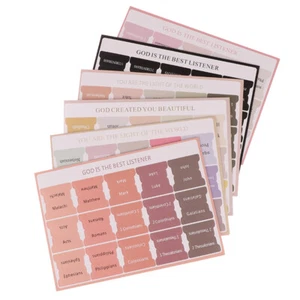 Bible Tabs 5 Tabs Boho Theme Laminated Bible Tabs For Women And Men Bible Tabs - Picture 1 of 18