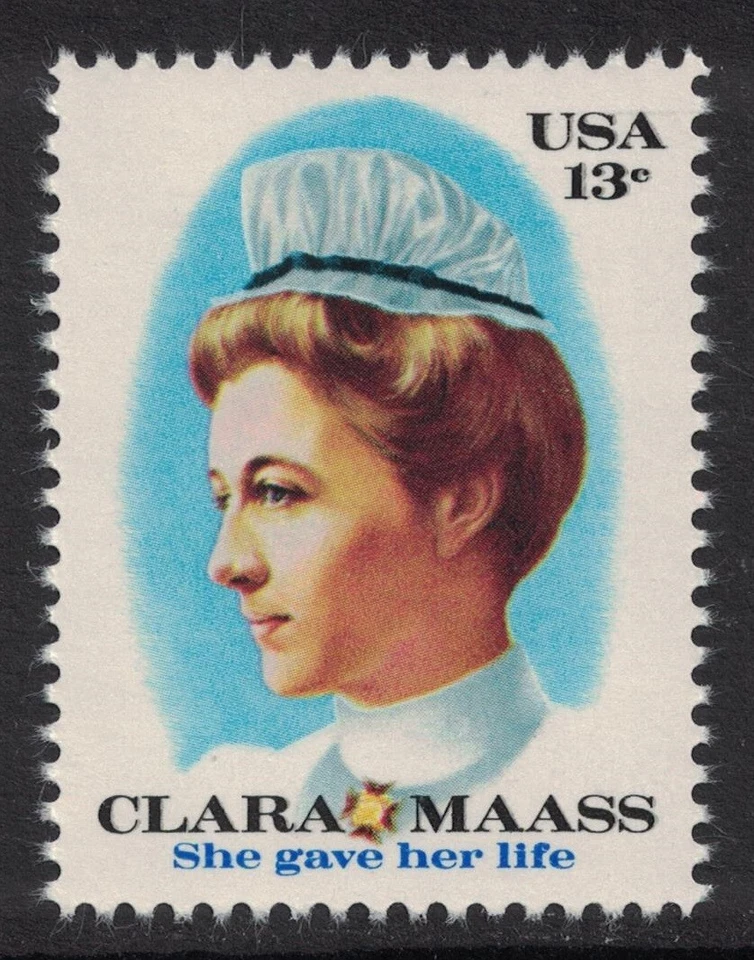 Scott 1699- Clara Maass, Yellow Fever Nurse- MNH 13c 1976- unused mint stamp - Image 1 of 1