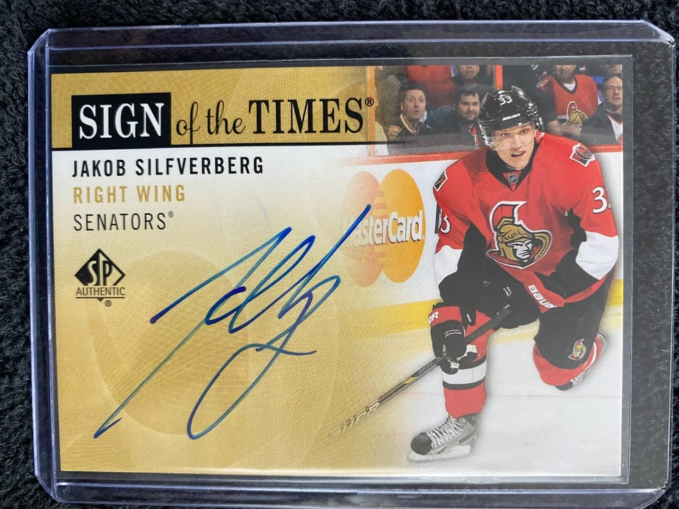 2012-13 SP Authentic - Sign of the Times - #SOT-JS Jakob Silfverberg - Image 1 of 2