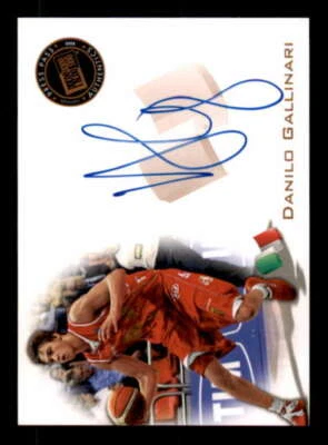 Tarjeta de novato Danilo Gallinari 2008 pase de prensa firmas bronce #PPSDG Foto 1 de 2