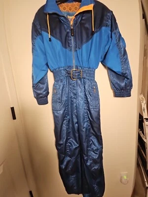Vintage Kaelin Snow Suit With Original Matching Gloves And Headband SZ 4 - Image 1 of 4