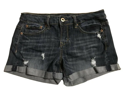 Pantalones Cortos Denim Bongo Distressed Junior Dobladillo Puños Talla 3 (cintura 29") Foto 1 de 4
