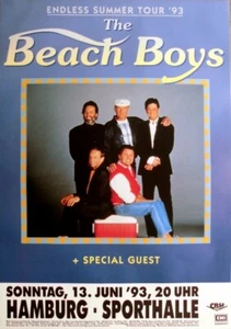 BEACH BOYS - 1993 - Plakat - In Concert - Endless Summer Tour - Poster - Hamburg - Picture 1 of 1