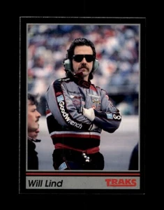 1991 Traks Racings Cards #95 Will Lind juego de descanso - Imagen 1 de 2