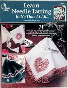 Annie's Attic LEARN NEEDLE TATTING Crochet Tatting | 11 Projects - Picture 1 of 2