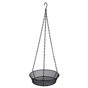 Hanging Bird Feeder Tray Platform Metal Mesh Bird Seed Feeder for Outdoors - Picture 1 of 8