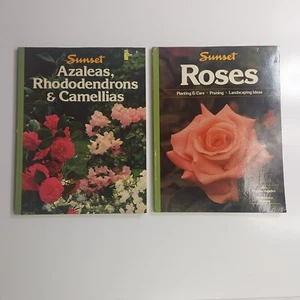 Lot of 2 Sunset Books Roses (1993) & Azaleas, Rhododendrons, & Camellias (1991) - Picture 1 of 24