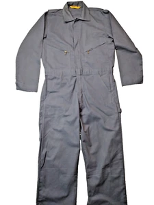 Vtg Berne Work Apparel Navy Denim Coveralls Mens M REG Chest 40-42" NWOT Unlined - Picture 1 of 14