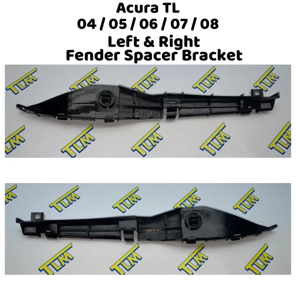 Soporte espaciador guardabarros Acura TL conductor pasajero 04 05 06 07 08 parachoques LH RH OEM Foto 1 de 1