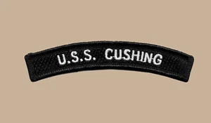 US Navy DD-985 USS Cushing Destroyer UIM Shoulder Rocker Tab (09) - Bild 1 von 1
