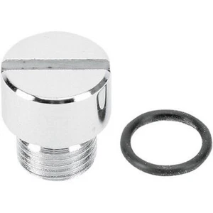 Chrome Plated Oil Screen oil Pump Plug for Harley Davidson Big Twins (1981-1999) - Picture 1 of 1