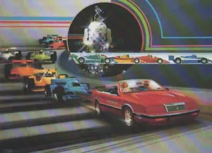 1987 Chrysler LeBaron Convertible Indy 500 Pace Car Postcard - Picture 1 of 2