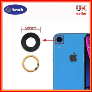 Für iPhone XR Ersatz Rückseite Back GLAS Kamera Linse mit Kleber - Bild 1 von 1