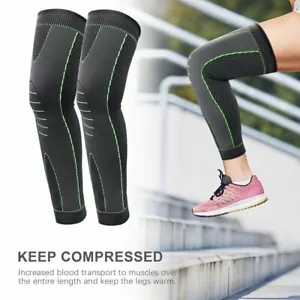 2PCS Ginocchiere Compressione Ginocchiere Supporto Ingranaggio Sport Lesioni Articolari Dolori - Foto 1 di 15