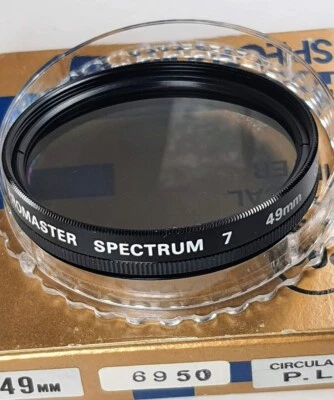 49mm Circular Polarizer CPL Glass Lens Filter P-CL 49 mm PL-C Japan E49 E-49 Pro - Image 1 of 4