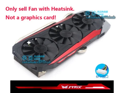 T129215SU For ASUS STRIX GTX980Ti Video Graphics card cooling fan - Image 1 of 2