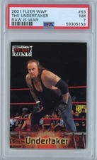 2001 Fleer WWF Raw Is War #63 Undertaker PSA 7 NM POP 1