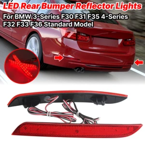 Rot Für BMW F31 F34 F36 Vor-LCI Standard Heckstoßstange Reflektor Rückstrahler - Picture 1 of 6