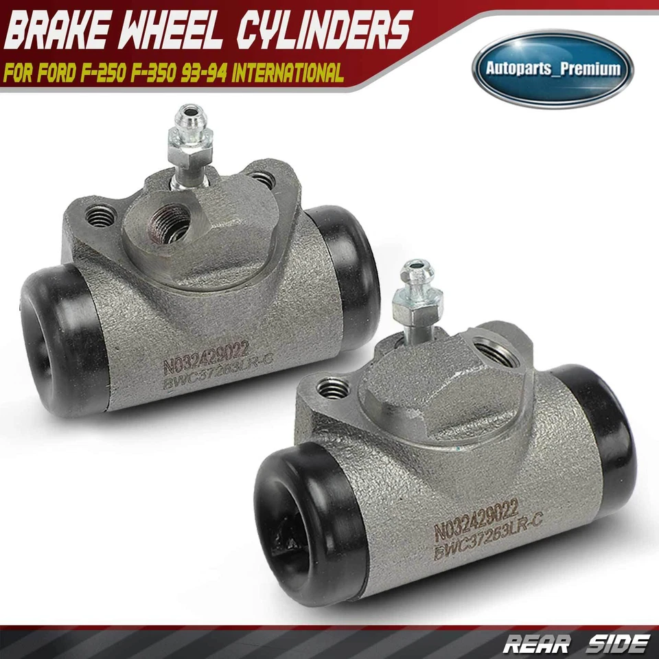 2x Cilindros de rueda de freno lateral trasero para Ford F-250 F250 1993-1994 International Foto 1 de 4