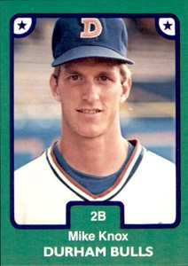 1984 Durham Bulls TCMA #15 Mike Knox Carlisle Pennsylvania PA - NM Baseball Card