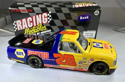 1995 Racing Collectables Club of America #28 Ernie Irvan Race Truck Bank NIB! - Image 1 of 4