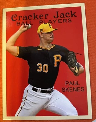 Карта игрока в мяч Skenes 2024 No66 Cracker Jack - Изображение 1 из 2