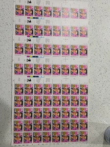 5- 1993 29 Cent Elvis Presley volle Blätter mit je 40 Marken postfrisch 58 $ Briefmarkenwert - Bild 1 von 3