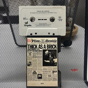 Jethro Tull - Thick As A Brick Cassette Tape 1972 Chrysalis Slide Case Vintage. - Picture 1 of 9