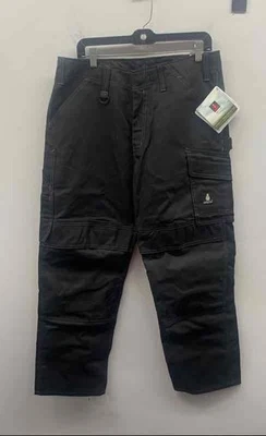 Pantalones de trabajo de carga Mascot negros Houston 10179 Industry 3/4 para hombre talla 34,5 nuevos con etiquetas Foto 1 de 4