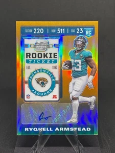 Ryquell Armstead 2019 Contenders Optic Rookie Ticket Auto Orange Prizm /50 #152 - Bild 1 von 2