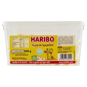 Haribo Caramelle Gommose A Forma Di Uova Al Tegamino Gusto Frutta Per Feste 1 Kg - Foto 1 di 3