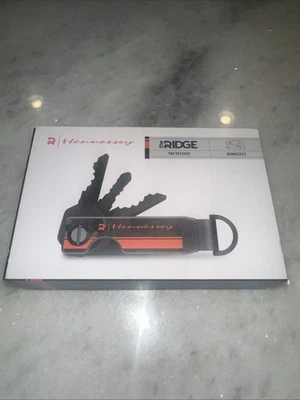 RIDGE WALLET HENNESSEY EDITION KEYCASE CARBON FIBER ORANGE NEW IN BOX FREE SHIP - Image 1 of 4