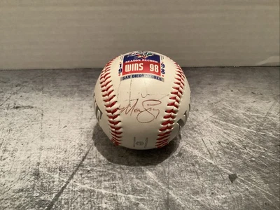 1998 World Series National League Padres Mark Sweeney Ruben Rivera Signed Ball - Image 1 of 4