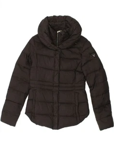 GUESS Womens Padded Jacket UK 10 Small Black Polyester AF11 - Picture 1 of 5