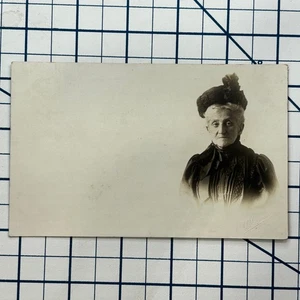 Vintage Artura Real Photo RPPC Postcard Elderly Prominent Woman Portrait 1910-20 - Picture 1 of 3