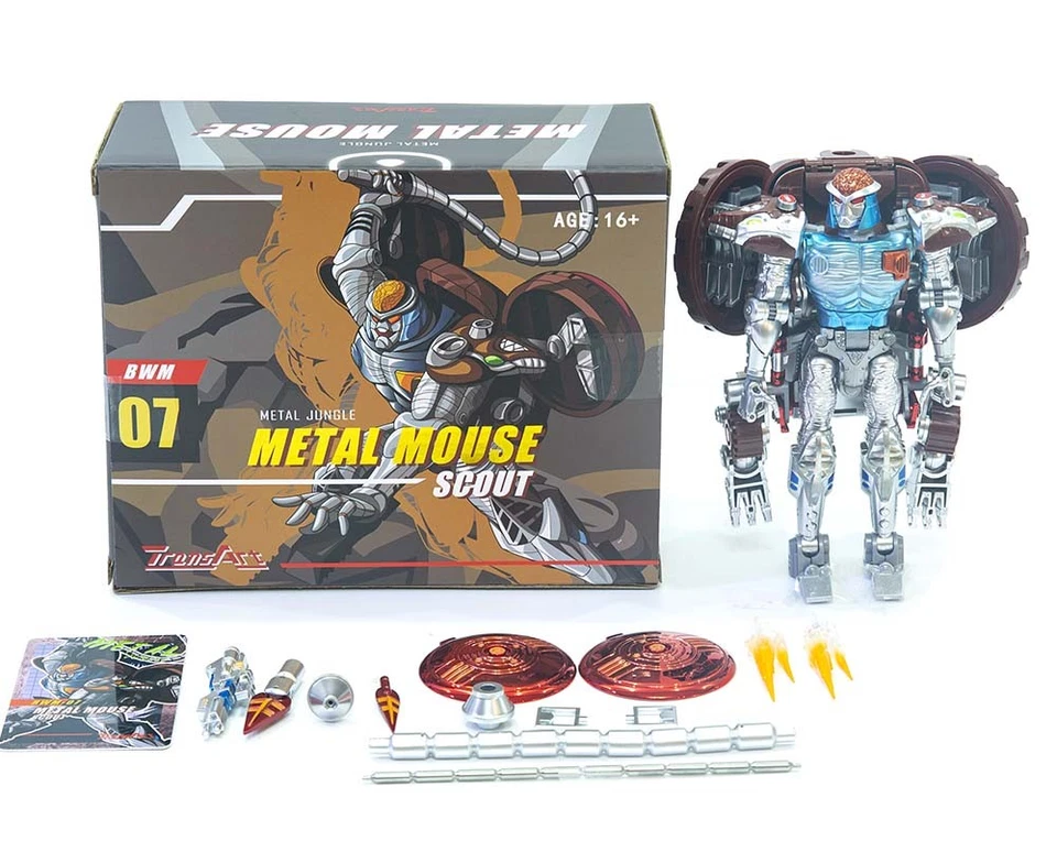 TransArt Toys TA BWM-07 Rattrap Beast Wars Metal Mouse BW Action Figure toy - Image 1 of 4