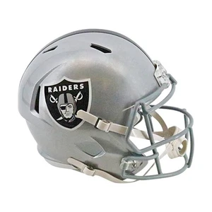 Las Vegas Raiders Riddell Speed Replica Full Size Helmet - Picture 1 of 5
