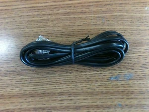 NEW Phone Cable Cord 6ft foot Telephone Black RJ11 Cable Telephone Cord - Picture 1 of 1