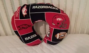 Boppy Pillow Cover Made With Arkansas Razorbacks Fleece - Picture 1 of 2