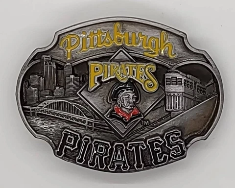 Vintage Pittsburgh Pirates Belt Buckle Cover