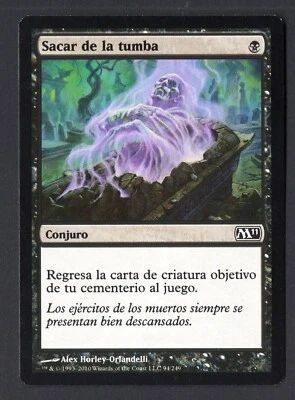 SACAR DE LA TUMBA DISENTOMB MAGIC 2011 MISTAKE ERROR MAGIC THE GATHERING M11 MTG - Imagen 1 de 2