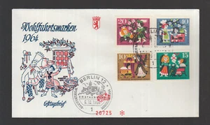 Germany Berlin 1964 Fairy tale the Brothers Grimm Sleeping Beauty beautiful FDC/ - Picture 1 of 1