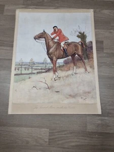 Cecil Aldin Hunting Print - The Sweetest Music In All The World - Picture 1 of 10