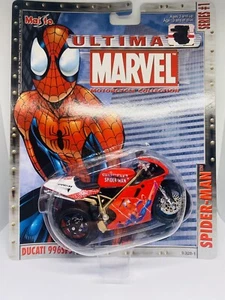 2002 - Spiderman Ducati 996SPS - Marvel Motorcycle Series # 1 - Maisto - NIB - Picture 1 of 3