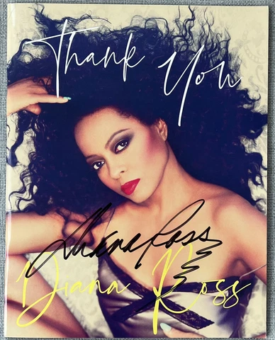 Diana Ross Signed In Person Thank You Tour Concert Program - Limited Edition Cover