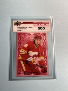 2023-24 Jakob Pelletier Upper Deck Series 1 Population Count 500