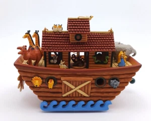 NOAHS ARK Hallmark Keepsake Ornament 2004 movimiento de cuerda - Imagen 1 de 12