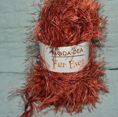 Moda Dea Yarn Fur Ever 3924 Cinnamon Twist Crochet Craft Fast Shipping - Image 1 of 3